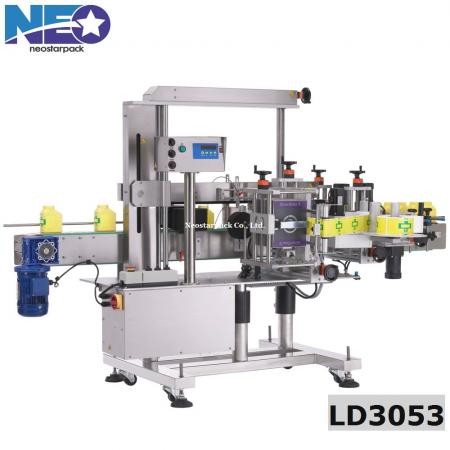 三面貼方瓶貼標機